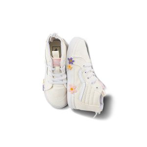 SK8-HI ZIP FLOWER小童帆布鞋