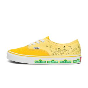 VANS × SESAME STREET联名AUTHENTIC男女帆布鞋