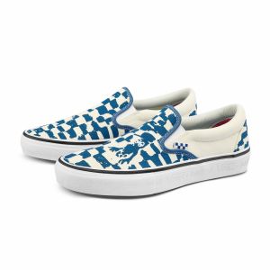 VANS X KROOKED联名SKATE SLIP-ON VCU男女板鞋