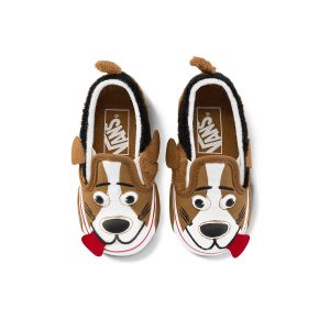 DOG SLIP-ON V 小童帆布鞋