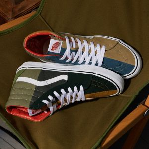 SK8-HI SPLIT男女帆布鞋