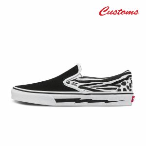 自由定制鞋 SLIP-ON 斑马纹帆布鞋
