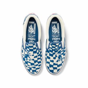 VANS X KROOKED联名SKATE SLIP-ON VCU男女板鞋