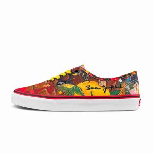VANS × MOCA联名款AUTHENTIC男女帆布鞋