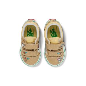 VANS × SESAME STREET联名OLD SKOOL V小童帆布鞋