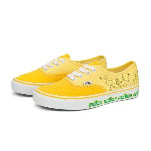 VANS × SESAME STREET联名AUTHENTIC男女帆布鞋